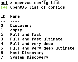 Vulnerability scanning with OpenVAS using Metasploit