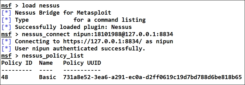 Vulnerability scanning with Nessus