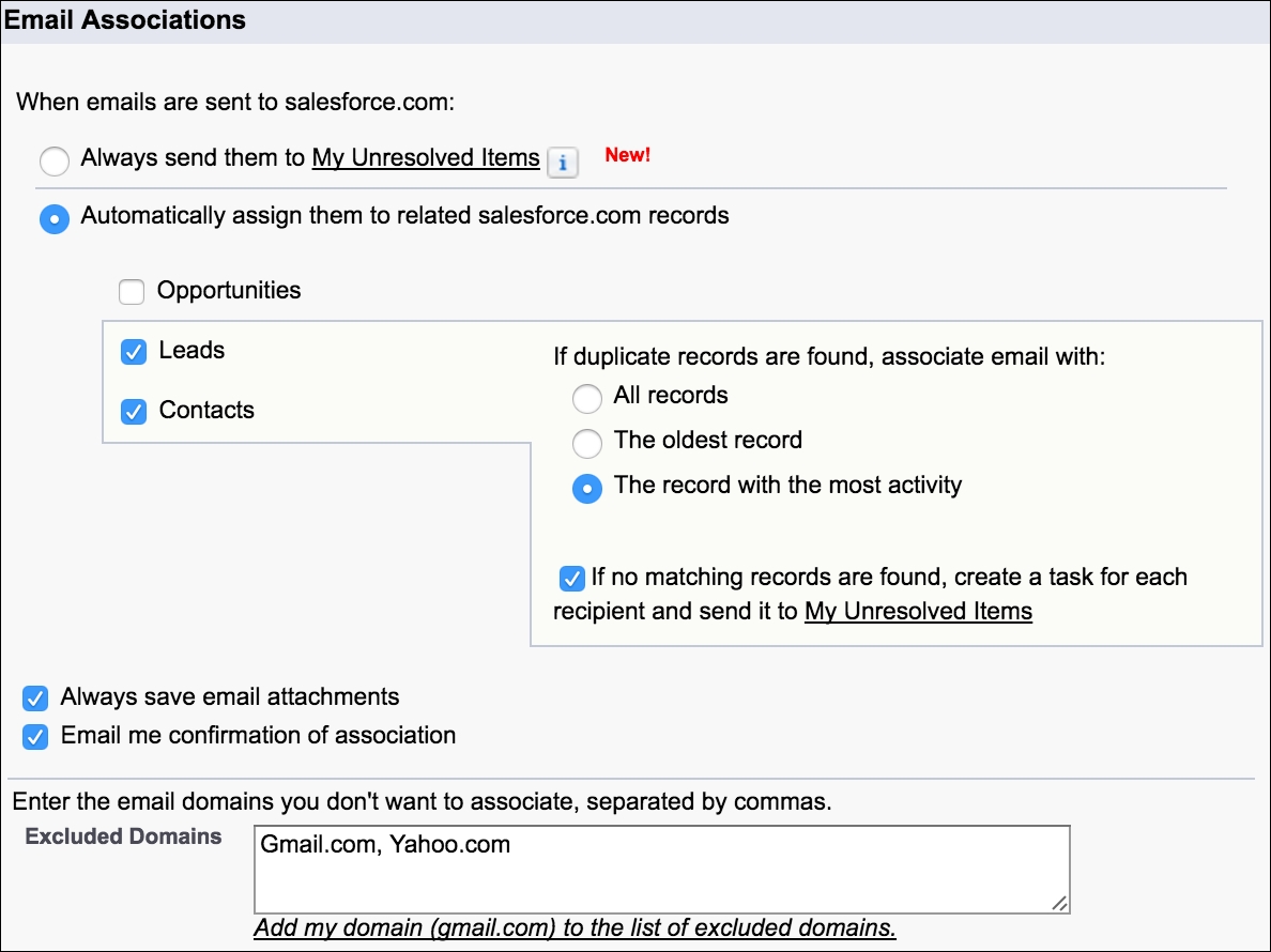 Autogenerating the Email to Salesforce e-mail address