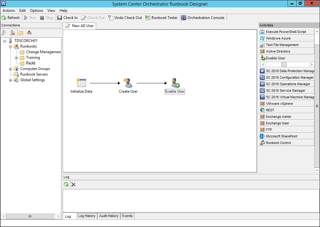 Part 1 - Creating the Runbook in Orchestrator