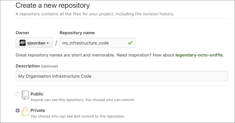A simple Git repository