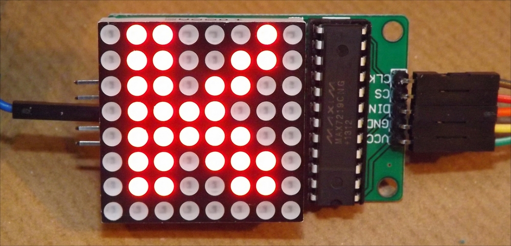 Using SPI to control an LED matrix