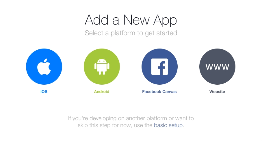 Setting up your Facebook developer account and app