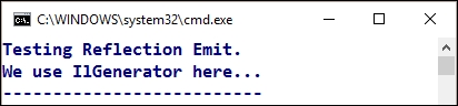 The Reflection.Emit namespace