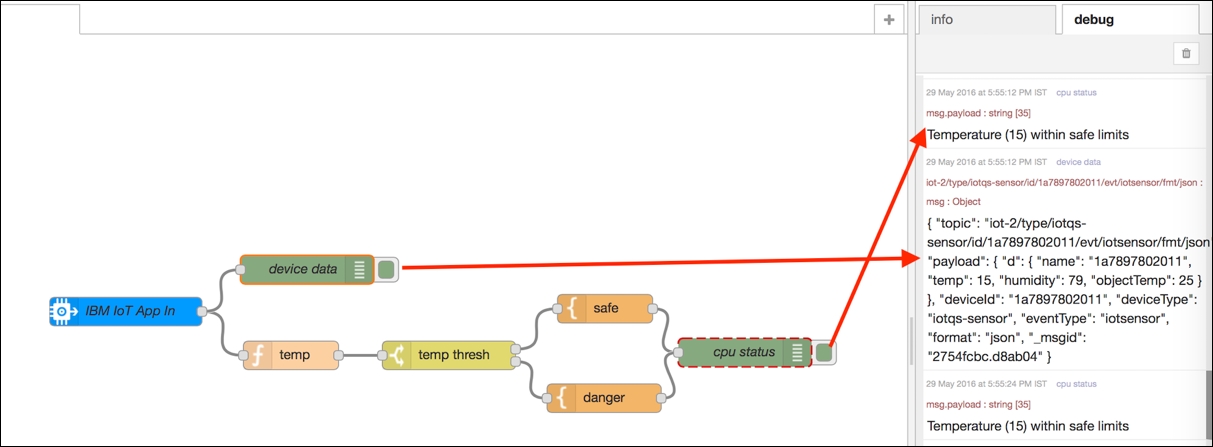 The debug node