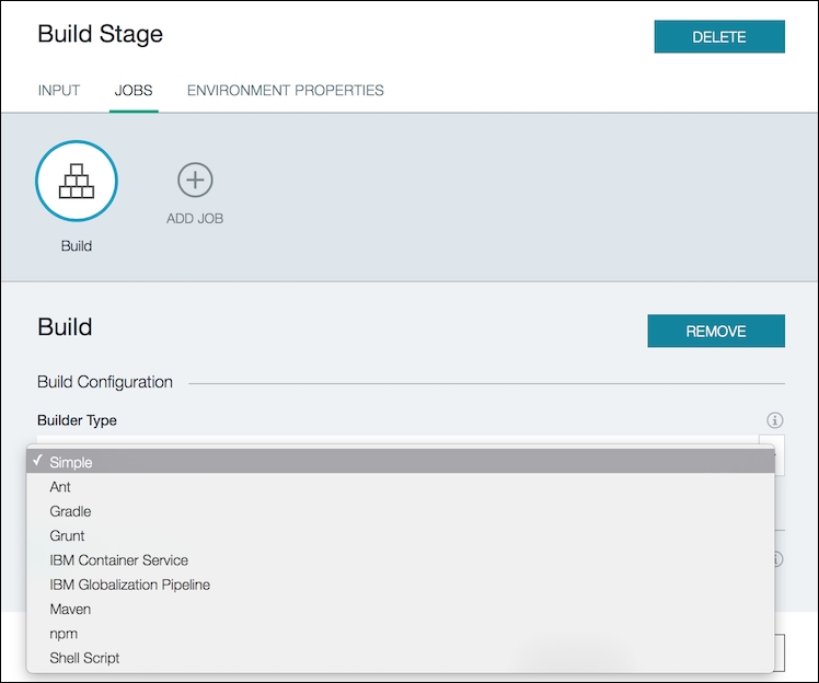 Configuring continuous delivery for your application