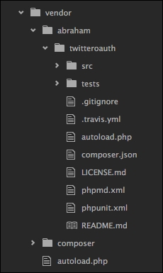 Coding the composer.json file