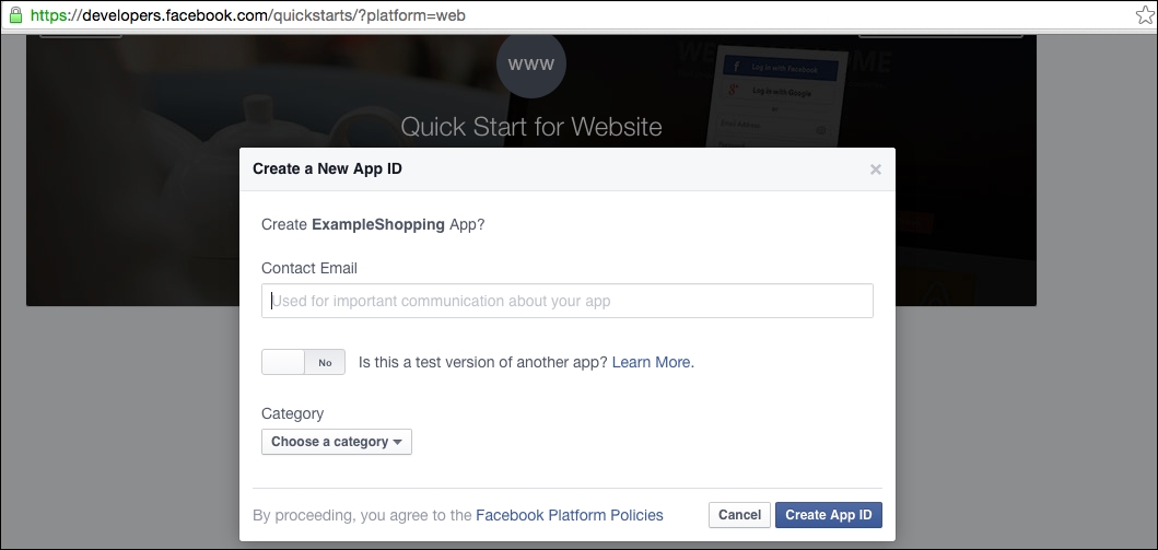 Creating a social login for members