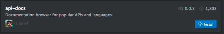 Installing api-docs