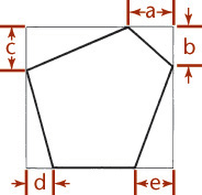 Figure depicts the sketching of Polygon using the rectangle method.