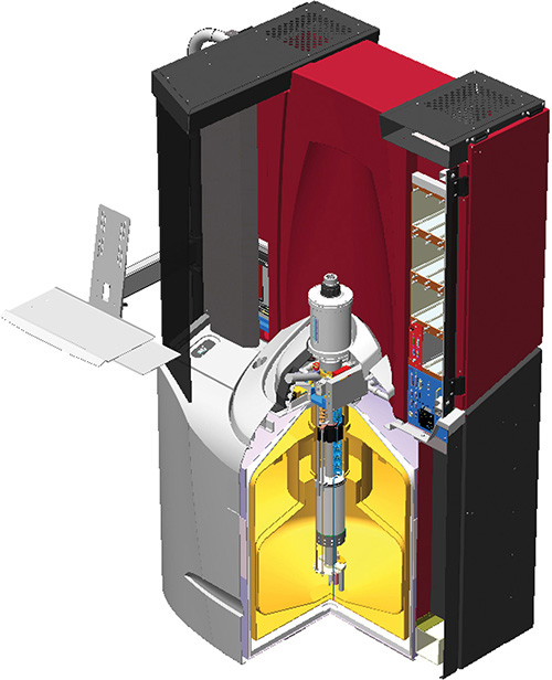 Figure shows an isometric section view of a Superconducting Quantum Interference Device.