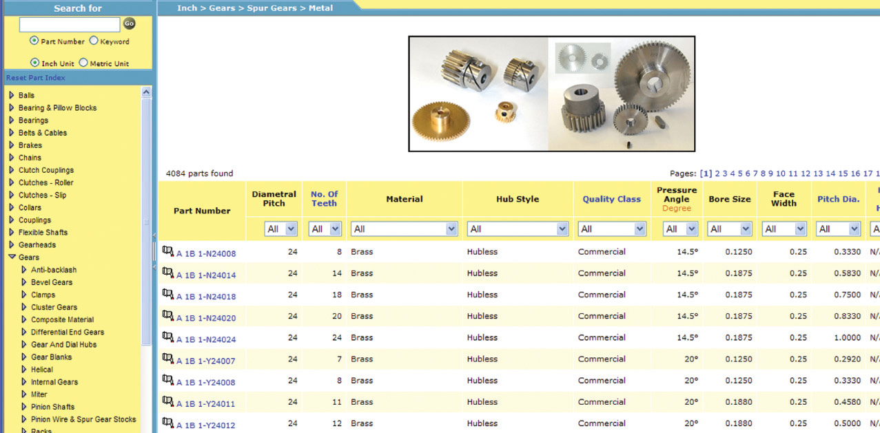 Screenshot of Stock Drive Products/Sterling Instruments site is shown.