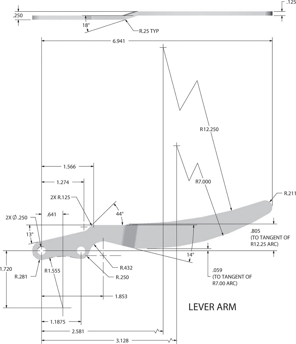 Figure depicts the detailed sketch of a clamp.