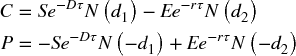 numbered Display Equation