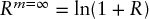 numbered Display Equation