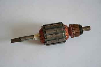 Figure 7.11 Example of an armature assembly.