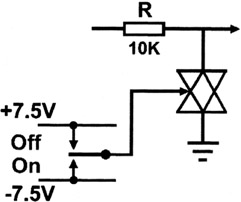 Figure 12.10 Voltage-mode shunt CMOS circuit.