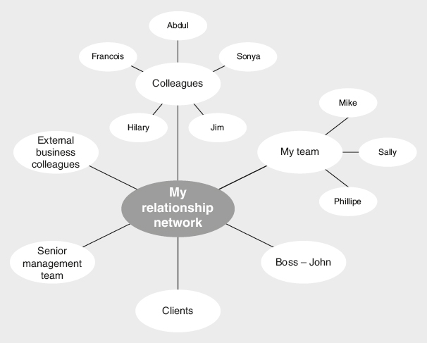 FIGURE 16.11 Relationship network map
