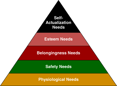 Schematic representation of Maslow’s Hierarchy of Needs.
