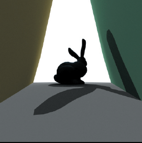 Figure showing a different perspective on the bunny.