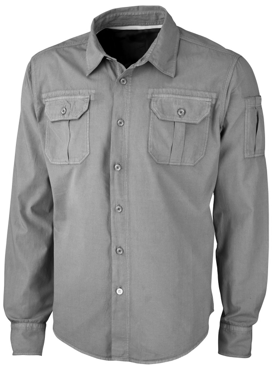 Image of A lightweight, light-colored, long-sleeve shirt is the best choice for hot, dry climates.
