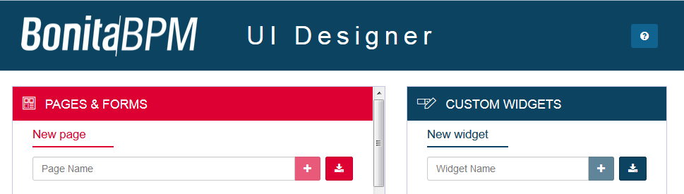 UI Designer Home Page