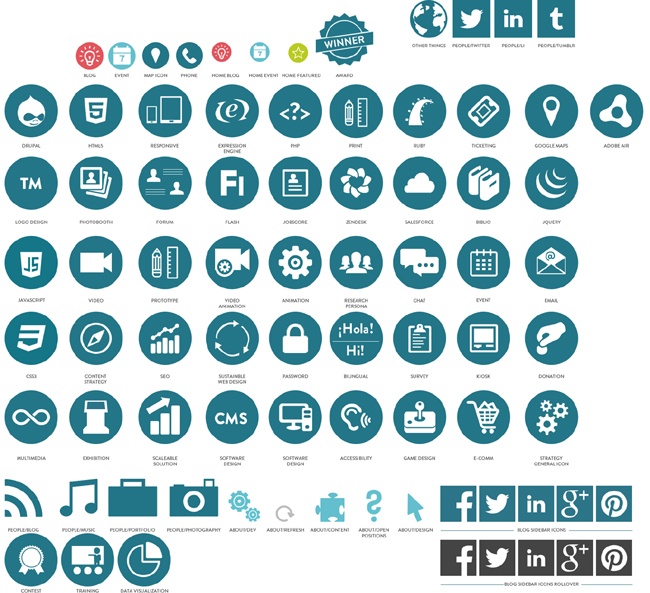 One image, many uses. CSS sprites cut down on HTTP requests and file size