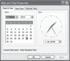 Date and Time Properties Dialog Box