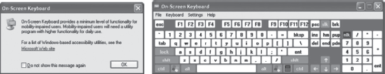 Using On-screen Keyboard