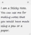 A Sticky Note