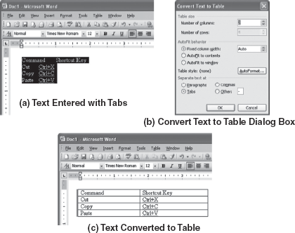 Converting Text to Table