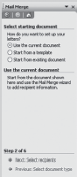 Step 2: Select Starting Document