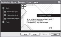 Step 5: of AutoContent Wizard