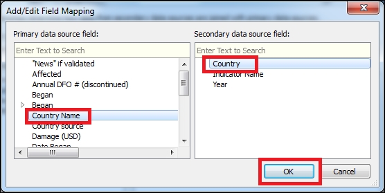 Blending data sources