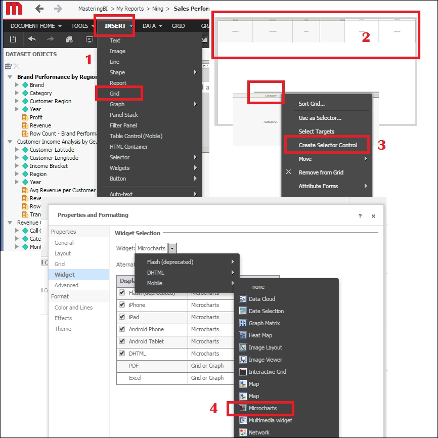 Creating a Product page for Sales Performance App