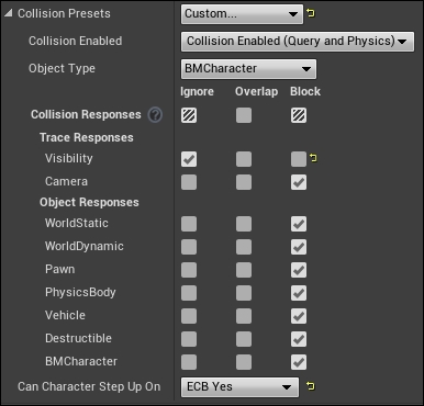 Creating a custom object collision channel