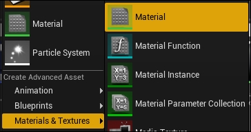 The Material editor