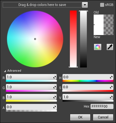 Your first material expression and color channels