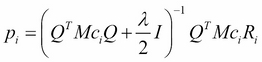 Alternative least square (ALS)