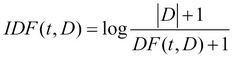 Term frequency-inverted document frequency (TF-IDF)