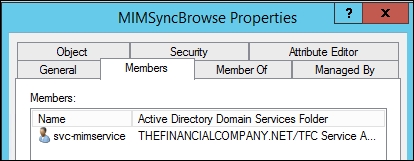 Allowing MIM Service to set passwords