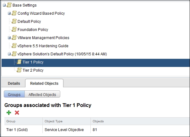Step 3 – create policies for each group
