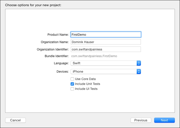 Implementing a unit test example