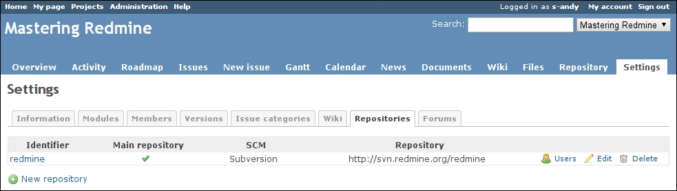 The Repository module