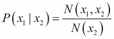 Conditional probability