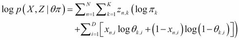 Mixture of Bernoulli