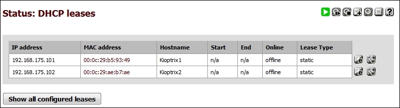 pfSense DHCP – Permanent reservations