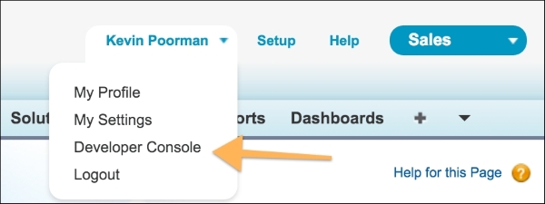 Identifying the development tools