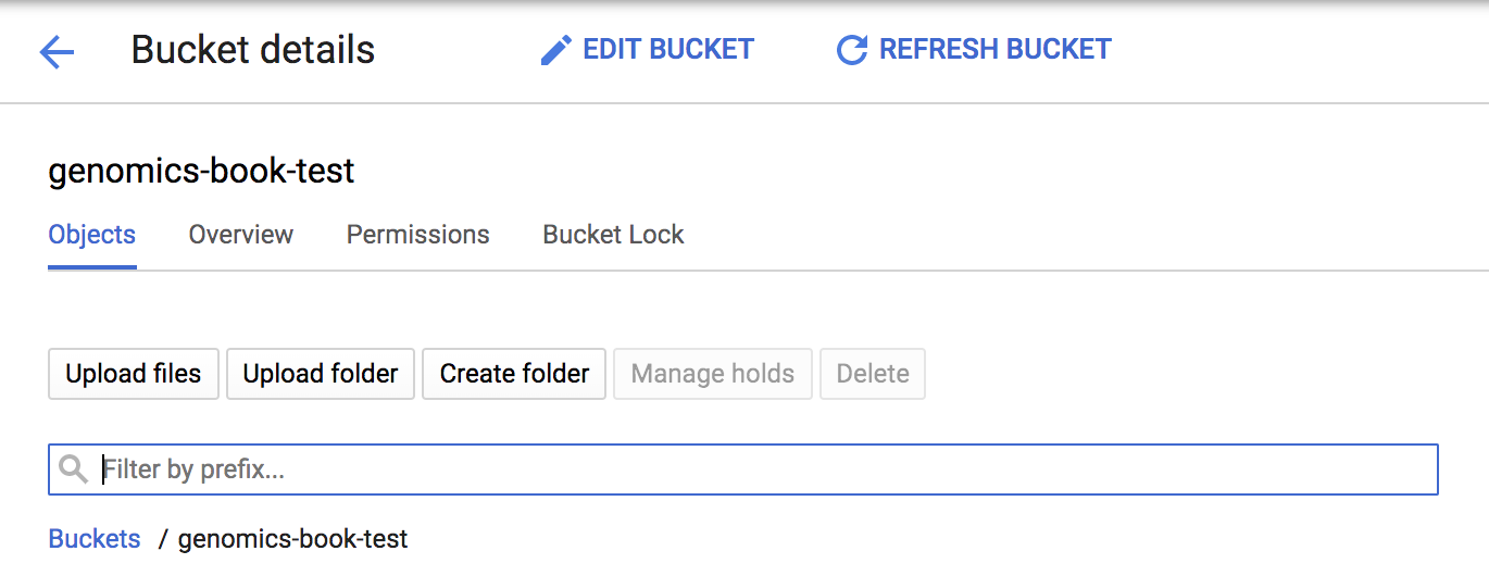 Figure 4 8  Viewing the contents of your bucket