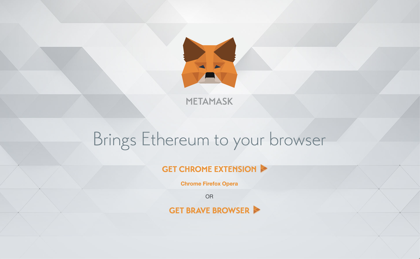 Metamask Chrome Page